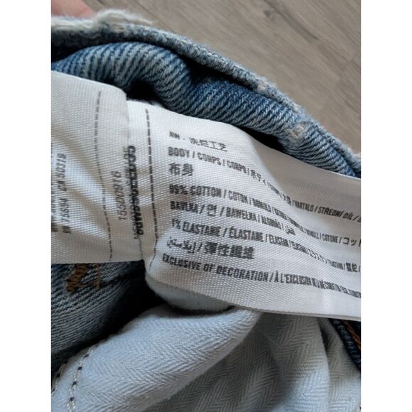 Abercrombie & Fitch Curve Love 90s Straight Ultra High Rise – Size 28/6R  (A6) - Picture 4 of 7